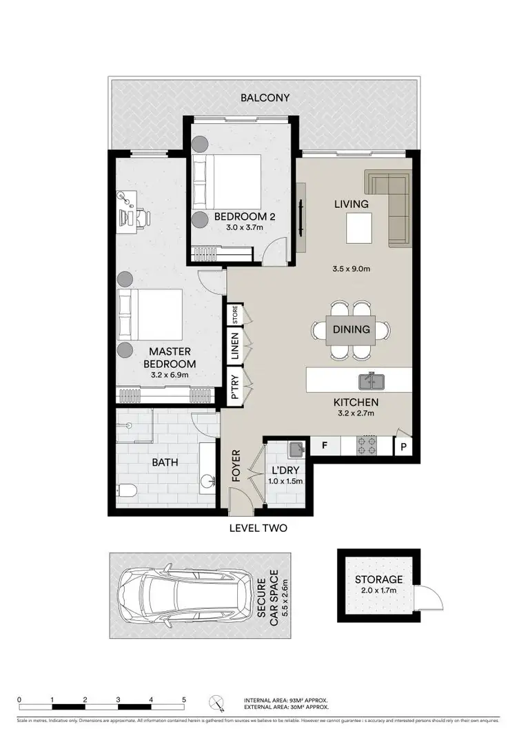 Floorplan of Homely apartment listing, 201/42c Formosa Street, Drummoyne NSW 2047