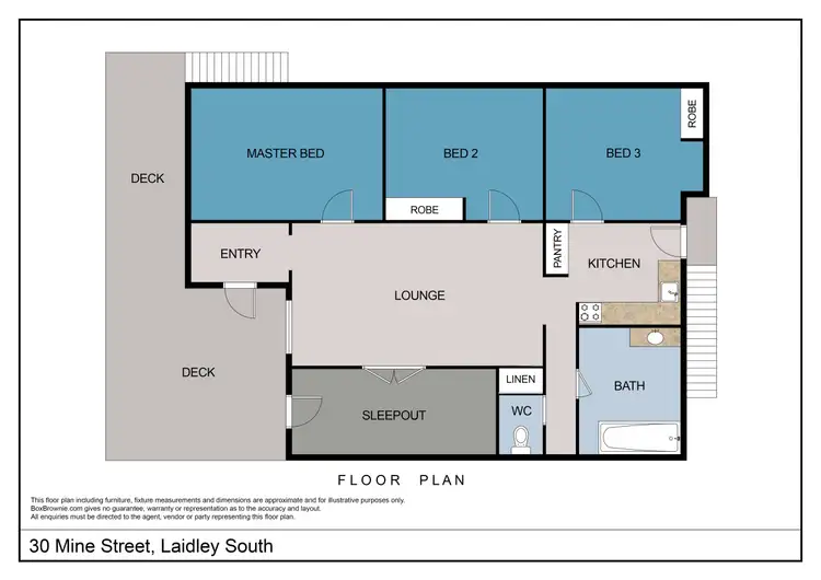 Floorplan of Homely house listing, 30 Milne Street, Laidley South QLD 4341