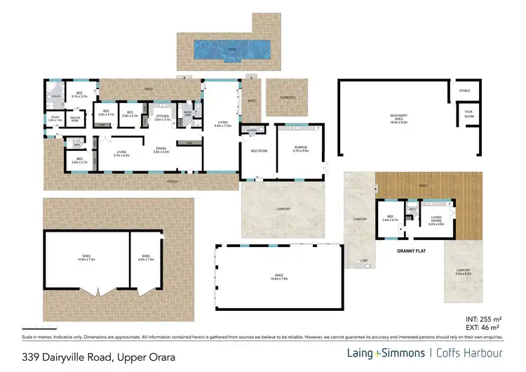 Floorplan of Homely rural property listing, 339 Dairyville Road, Upper Orara NSW 2450