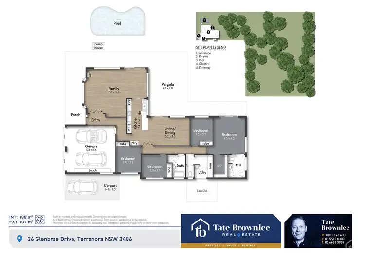 Floorplan of Homely house listing, 26 Glenbrae Drive, Terranora NSW 2486