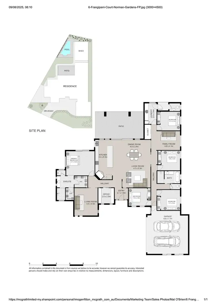 Floorplan of Homely house listing, 6 Frangipani Court, Norman Gardens QLD 4701