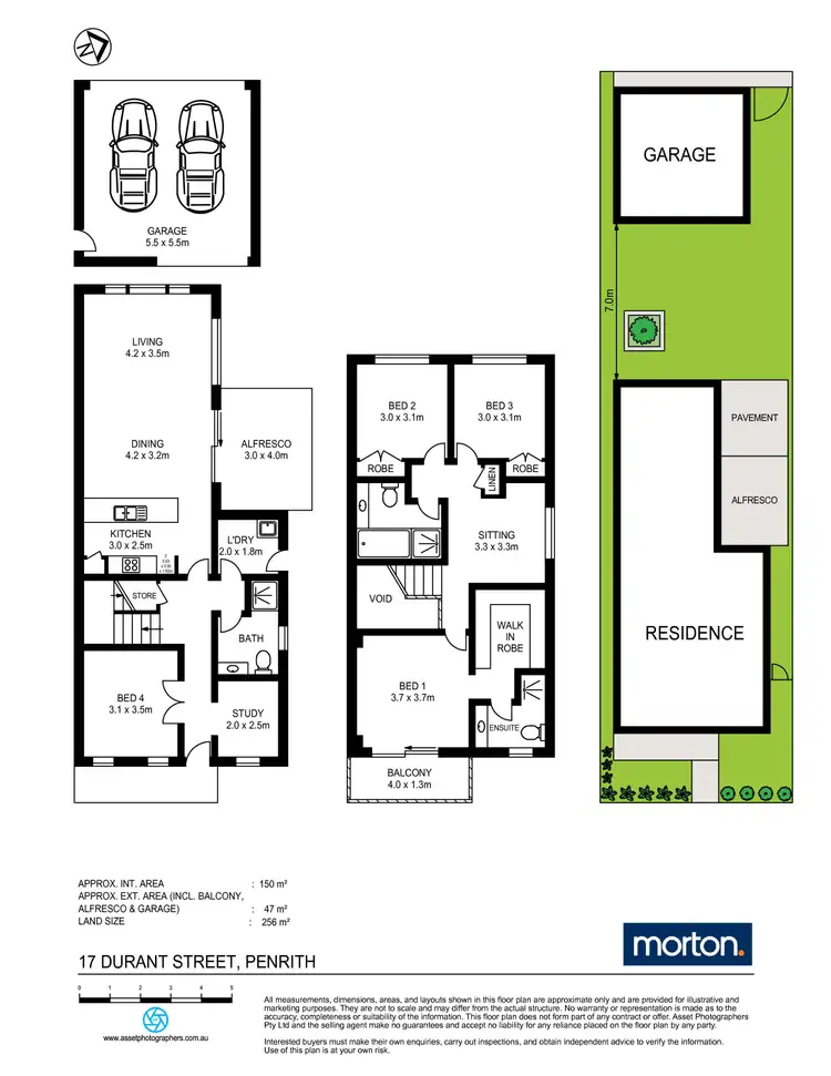 Floorplan of Homely house listing, 17 Durant Street, Penrith NSW 2750