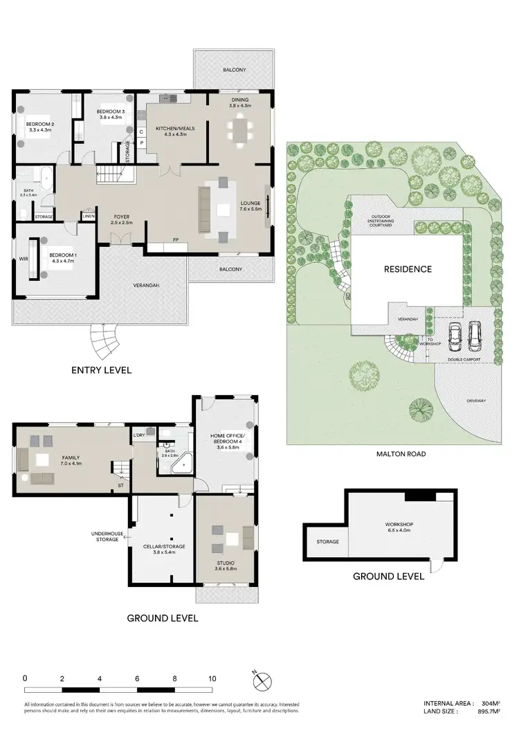 Floorplan of Homely house listing, 91 Malton Road, Beecroft NSW 2119