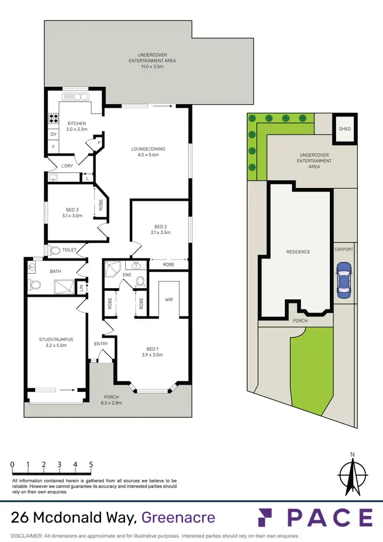 Floorplan of Homely house listing, 26 McDonald Way, Greenacre NSW 2190
