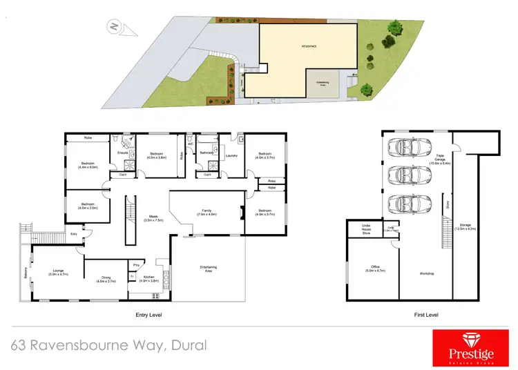 Floorplan of Homely house listing, 63 Ravensbourne Way, Dural NSW 2158