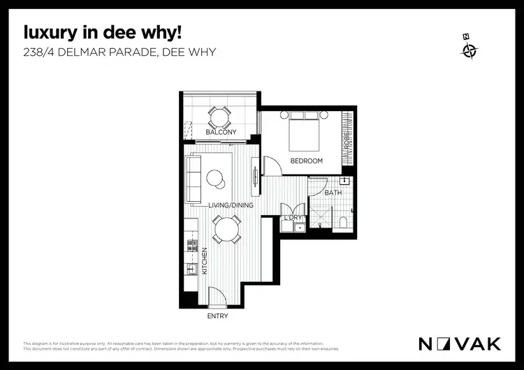 Floorplan of Homely apartment listing, 238/4 Delmar Parade, Dee Why NSW 2099