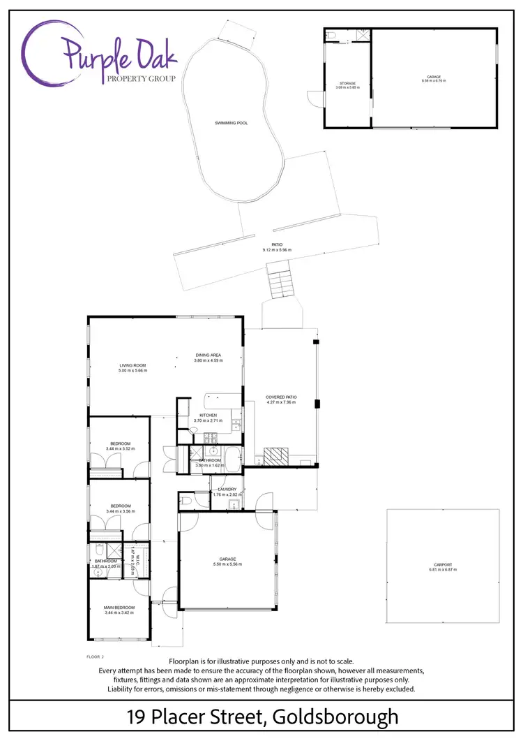 Floorplan of Homely house listing, 19-23 Placer Street, Goldsborough QLD 4865