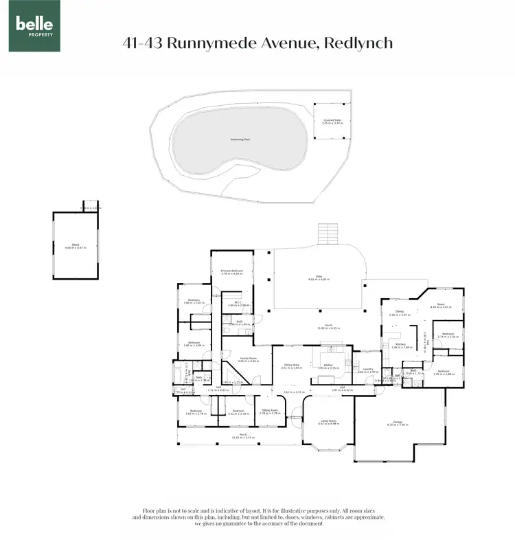 Floorplan of Homely house listing, 41-43 Runnymede Avenue, Redlynch QLD 4870