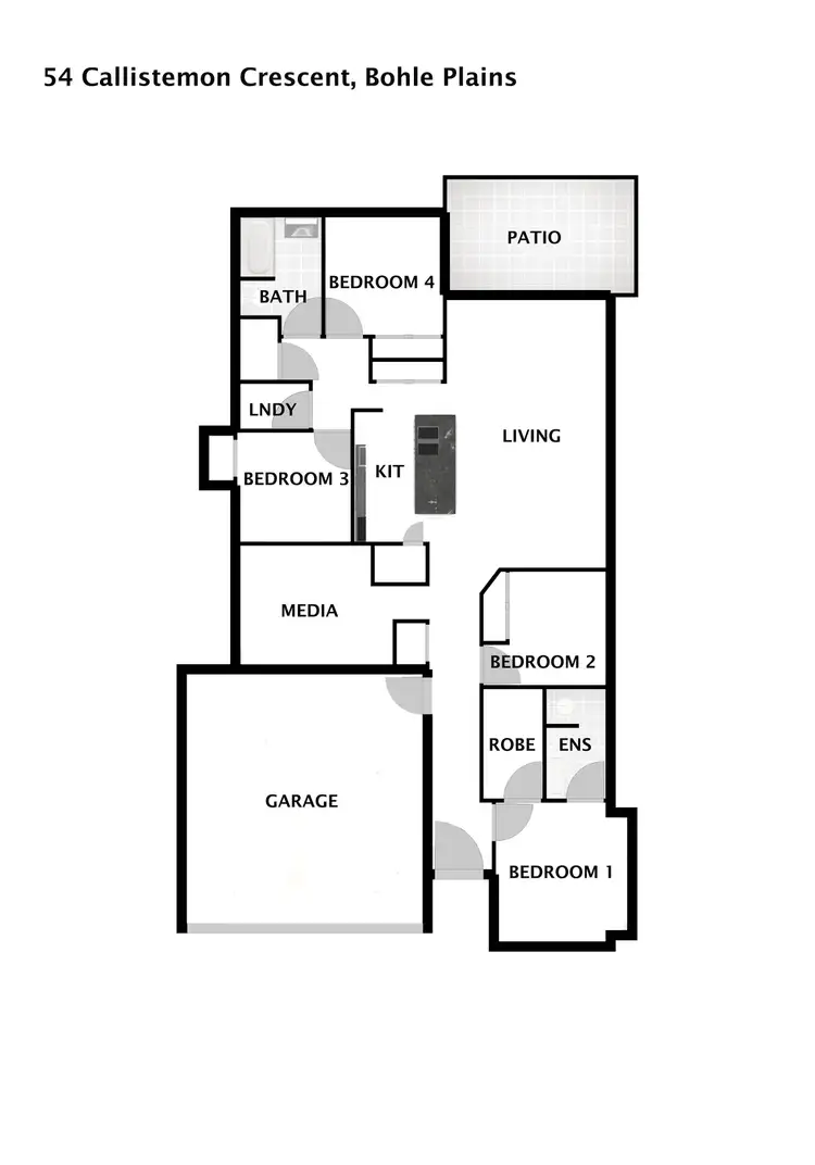 Floorplan of Homely house listing, 54 Callistemon Crescent, Bohle Plains QLD 4817