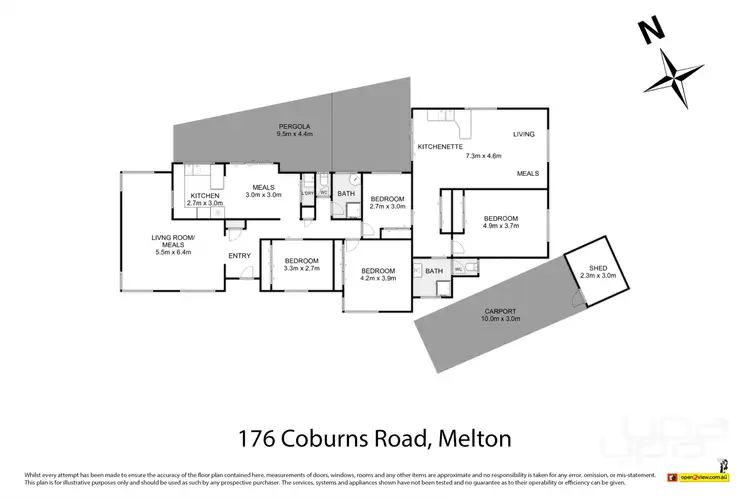 Floorplan of Homely house listing, 176 Coburns Road, Melton VIC 3337
