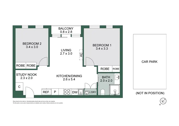 Floorplan of Homely apartment listing, 104/112 Keppel Street, Carlton VIC 3053