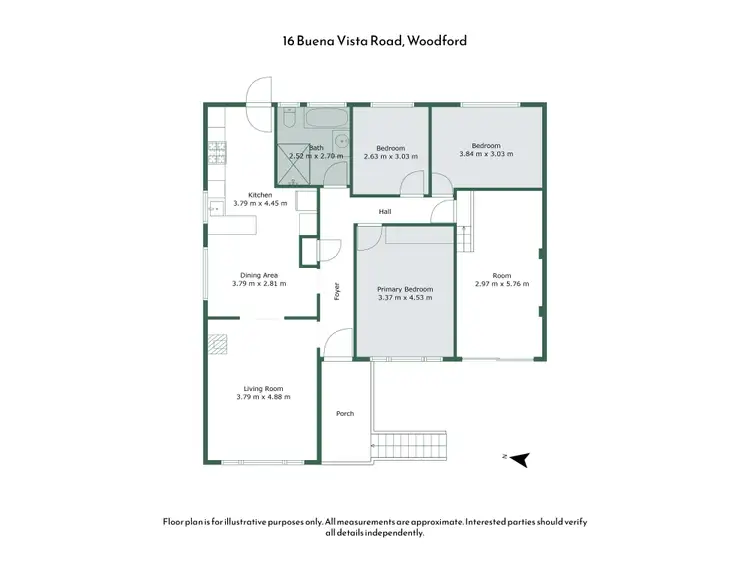 Floorplan of Homely house listing, 16 Buena Vista Road, Woodford NSW 2778