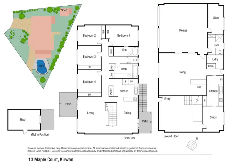 Floorplan of Homely house listing, 13 Maple Court, Kirwan QLD 4817