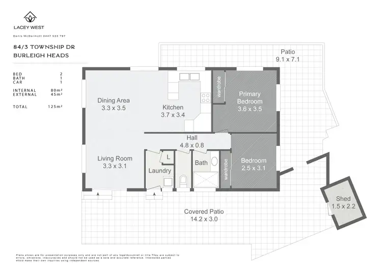 Floorplan of Homely house listing, 84/3 Township Drive, Burleigh Heads QLD 4220