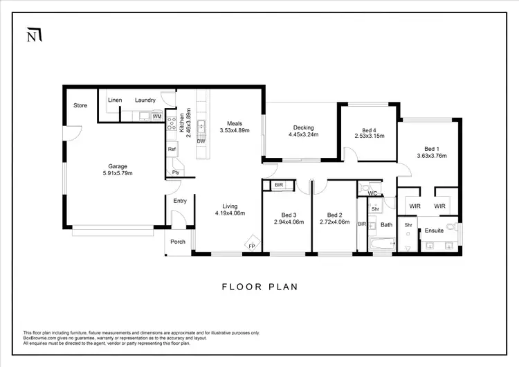 Floorplan of Homely land listing, 4 Olsen Place, Baranduda VIC 3691