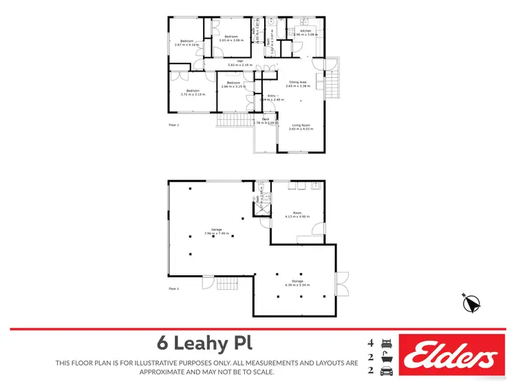 Floorplan of Homely house listing, 6 Leahy Place, Emerald QLD 4720