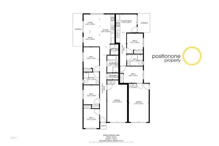 Floorplan of Homely semi-detached listing, 39B Connor Crescent, Caboolture QLD 4510
