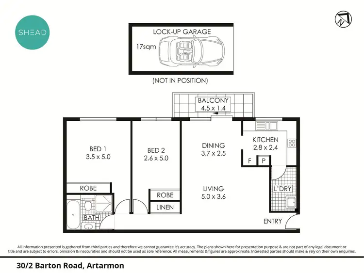 Floorplan of Homely apartment listing, 30/2 Barton Road, Artarmon NSW 2064