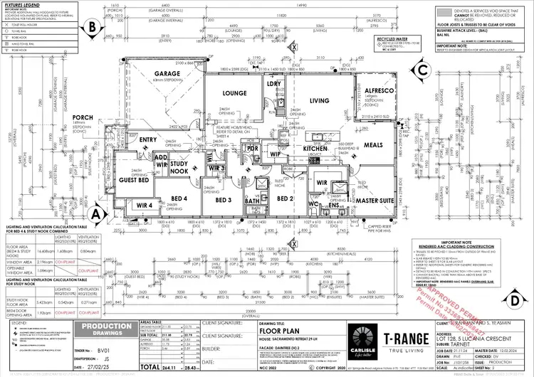 Floorplan of Homely house listing, 5 Lucania Crescent, Tarneit VIC 3029