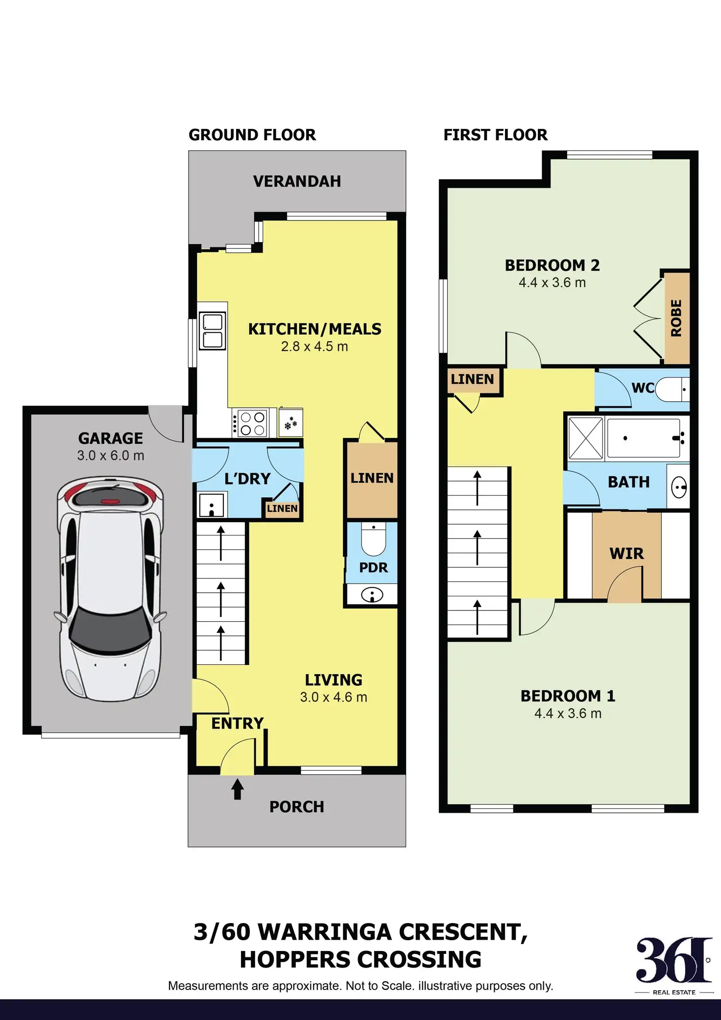 Floorplan of Homely townhouse listing, Address available on request
