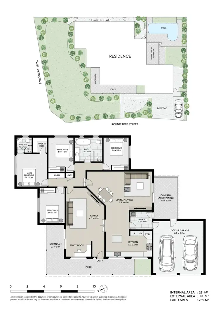 Floorplan of Homely house listing, 14 Twin Lakes Drive, Lake Haven NSW 2263