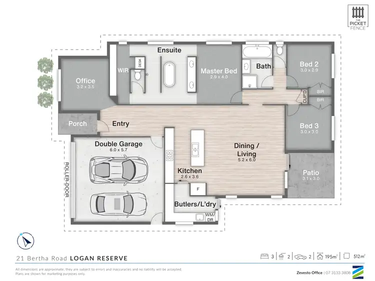 Floorplan of Homely house listing, 21 Bertha Road, Logan Reserve QLD 4133