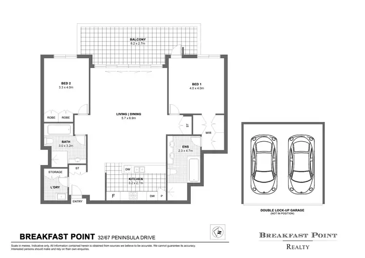 Floorplan of Homely apartment listing, 32/67 Peninsula Drive, Breakfast Point NSW 2137