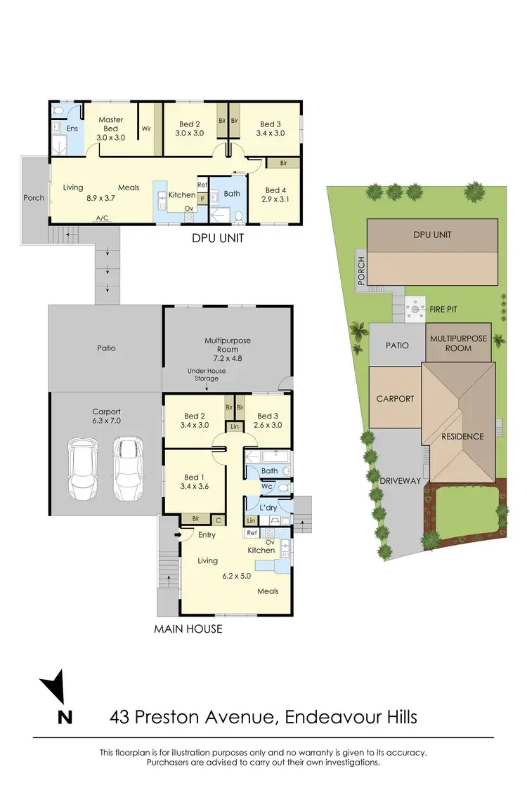 Floorplan of Homely house listing, 43 Preston Avenue, Endeavour Hills VIC 3802