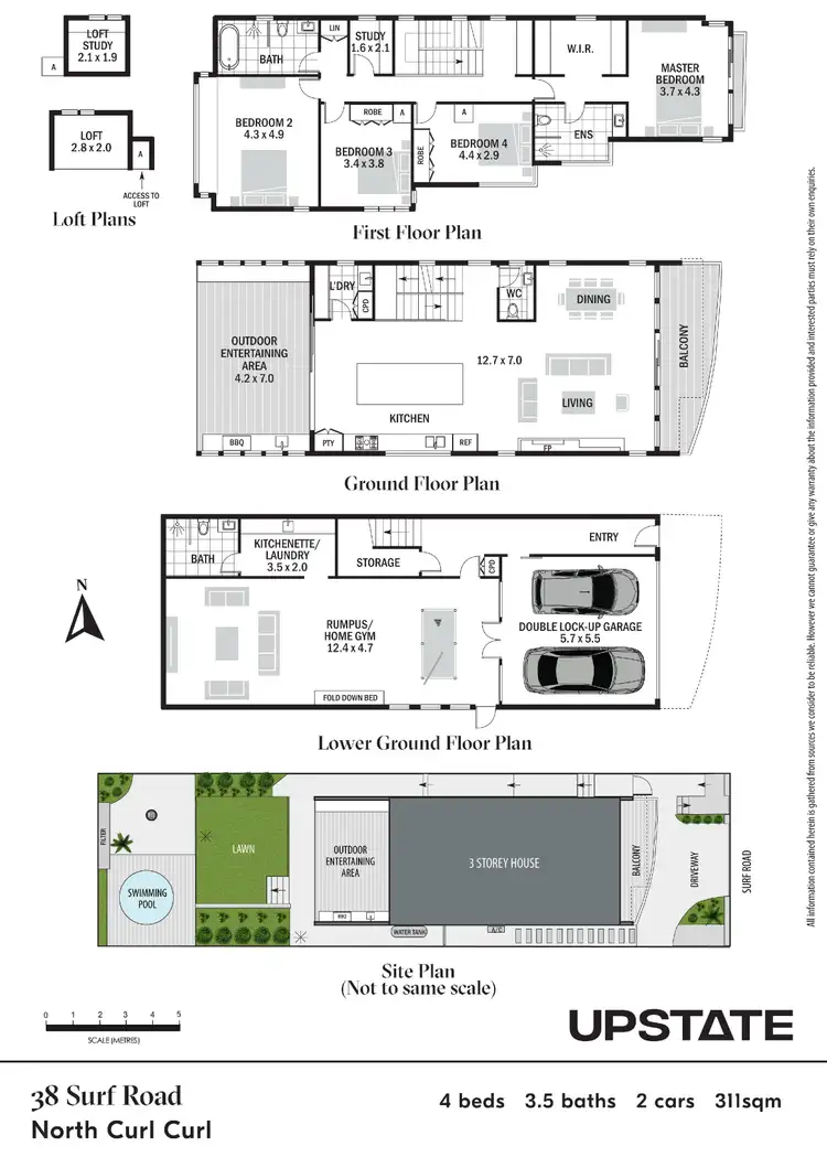 Floorplan of Homely house listing, 38 Surf Road, North Curl Curl NSW 2099