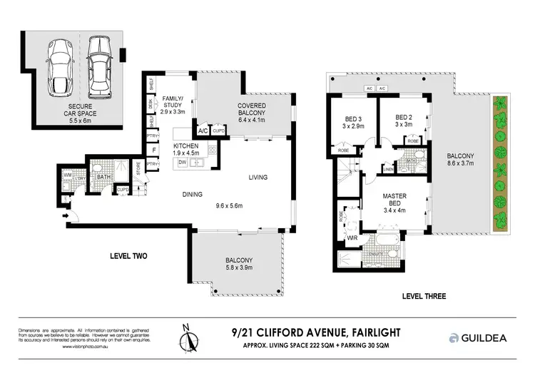 Floorplan of Homely apartment listing, 9/21 Clifford Avenue, Fairlight NSW 2094
