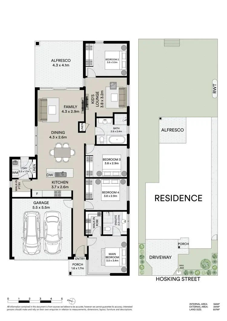 Floorplan of Homely house listing, 43 Hosking Street, Mudgee NSW 2850