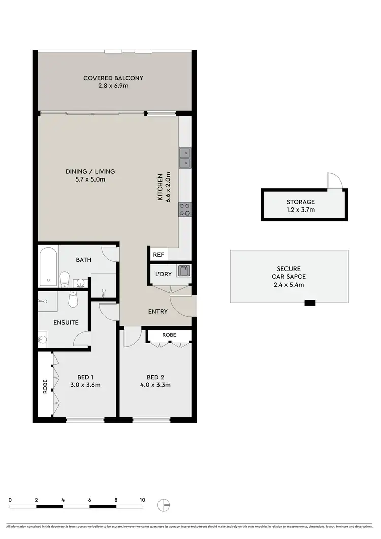 Floorplan of Homely unit listing, 8/336 Rocky Point Road, Ramsgate NSW 2217