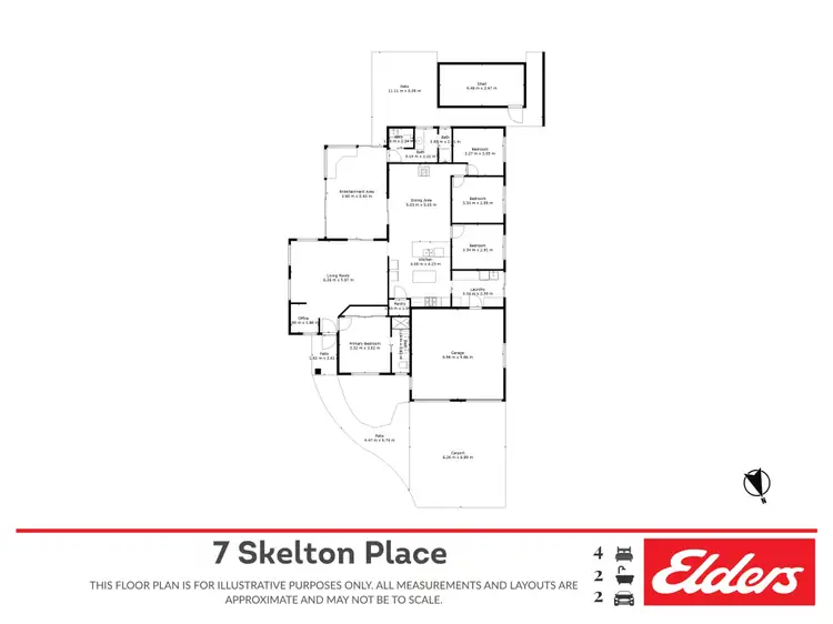 Floorplan of Homely house listing, 7 Skelton Place, Emerald QLD 4720