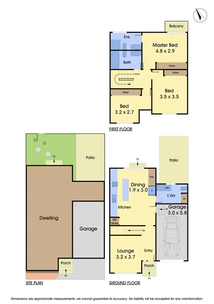 Floorplan of Homely townhouse listing, 4/239-241 Nicholson Street, Seddon VIC 3011