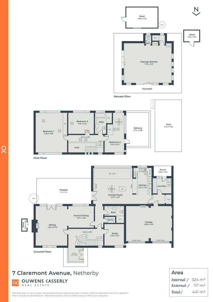 Floorplan of Homely house listing, 7 Claremont Avenue, Netherby SA 5062