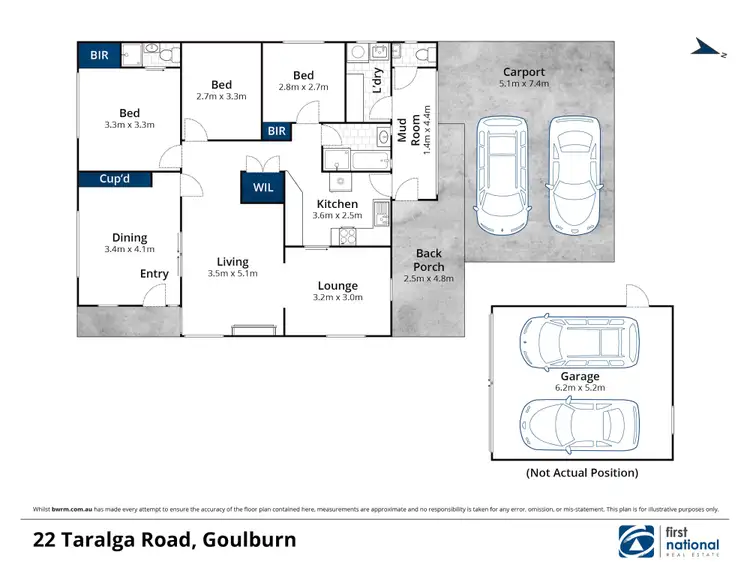 Floorplan of Homely house listing, 22 Taralga Road, Goulburn NSW 2580