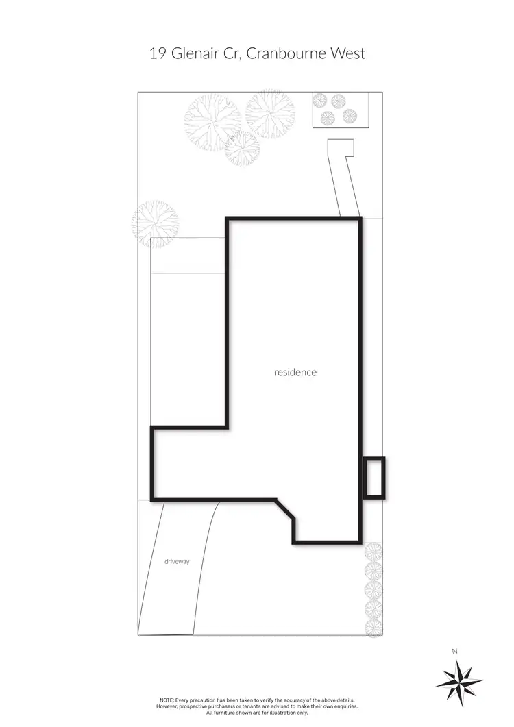 Floorplan of Homely house listing, 19 Glenaire Crescent, Cranbourne West VIC 3977