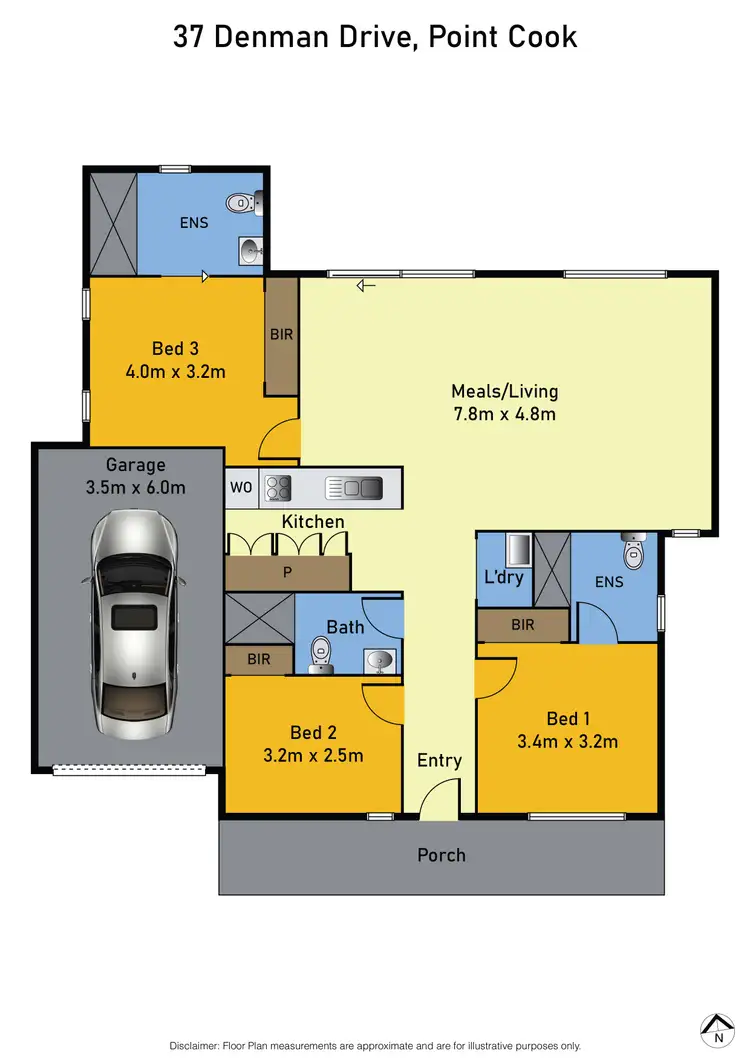 Floorplan of Homely house listing, 37 Denman Drive, Point Cook VIC 3030