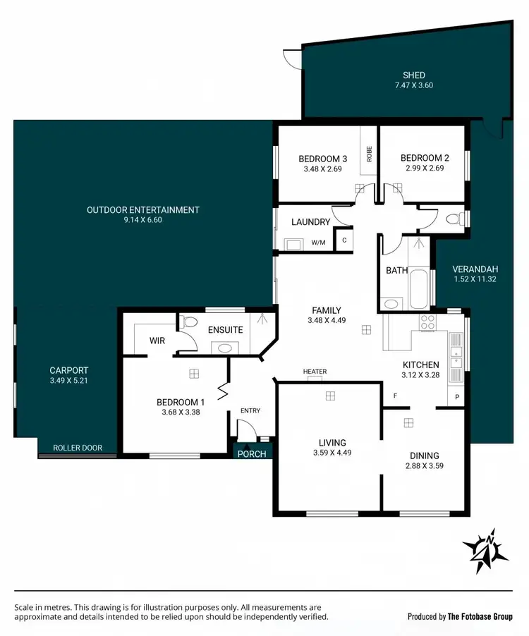 Floorplan of Homely house listing, 19 McQueen Court, Paralowie SA 5108