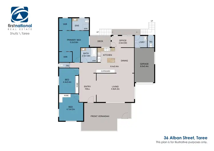 Floorplan of Homely house listing, 36 Alban Street, Taree NSW 2430