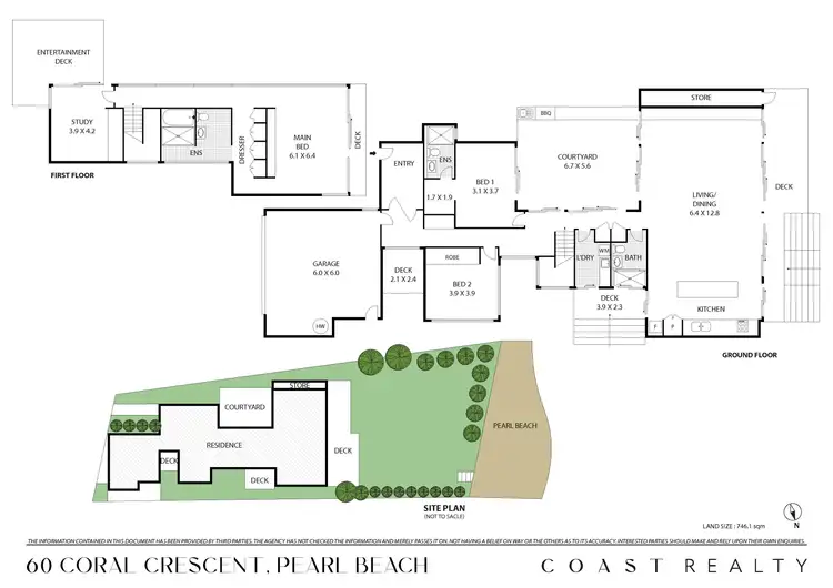 Floorplan of Homely house listing, 60 Coral Crescent, Pearl Beach NSW 2256