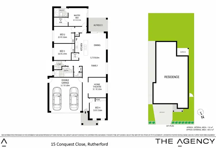 Floorplan of Homely house listing, 15 Conquest Close, Rutherford NSW 2320