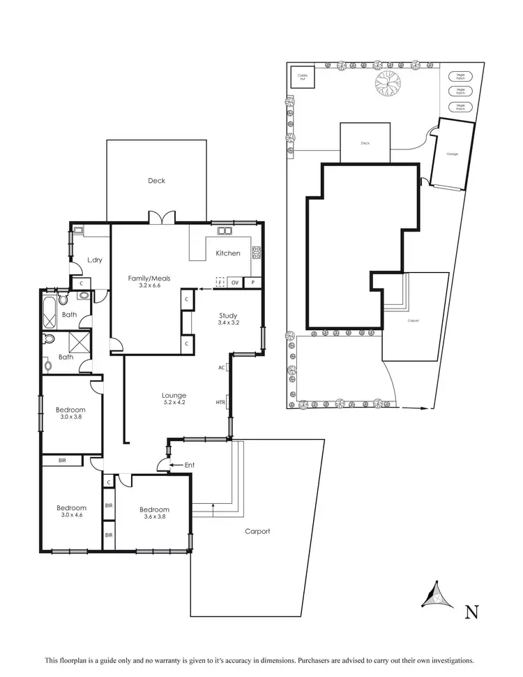 Floorplan of Homely house listing, 8 Nirringa Avenue, Aspendale VIC 3195