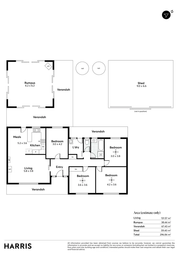 Floorplan of Homely house listing, 13 East Terrace, Minlaton SA 5575
