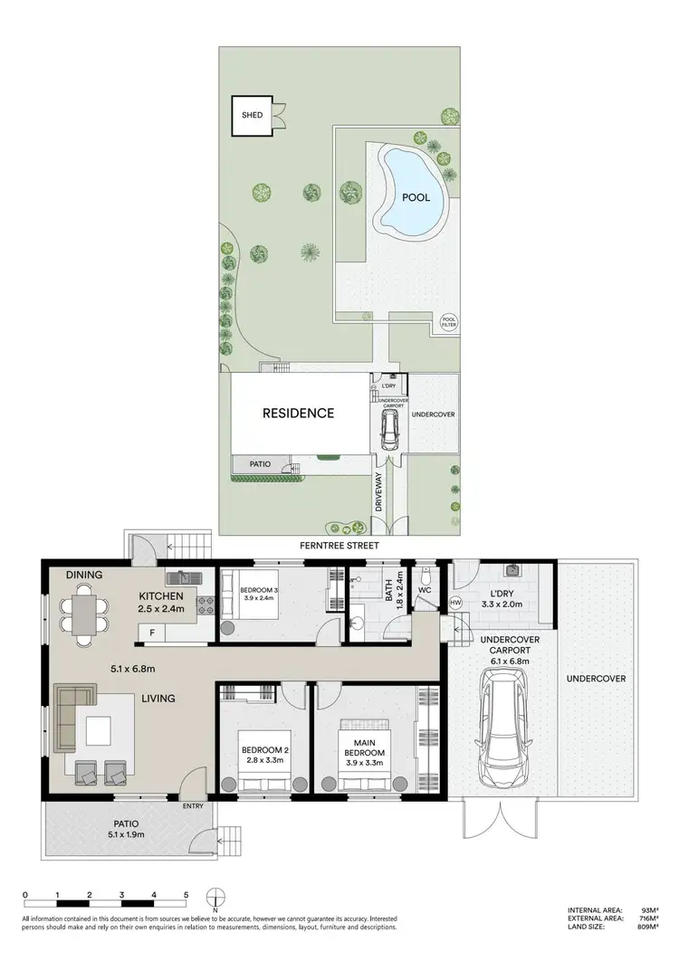 Floorplan of Homely house listing, 36 Ferntree Street, Kirwan QLD 4817