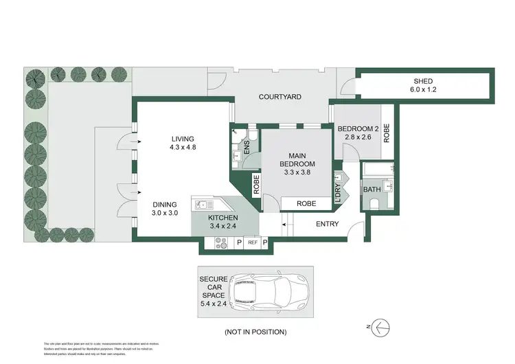 Floorplan of Homely apartment listing, 2/1 Belgrave Street, Cremorne NSW 2090