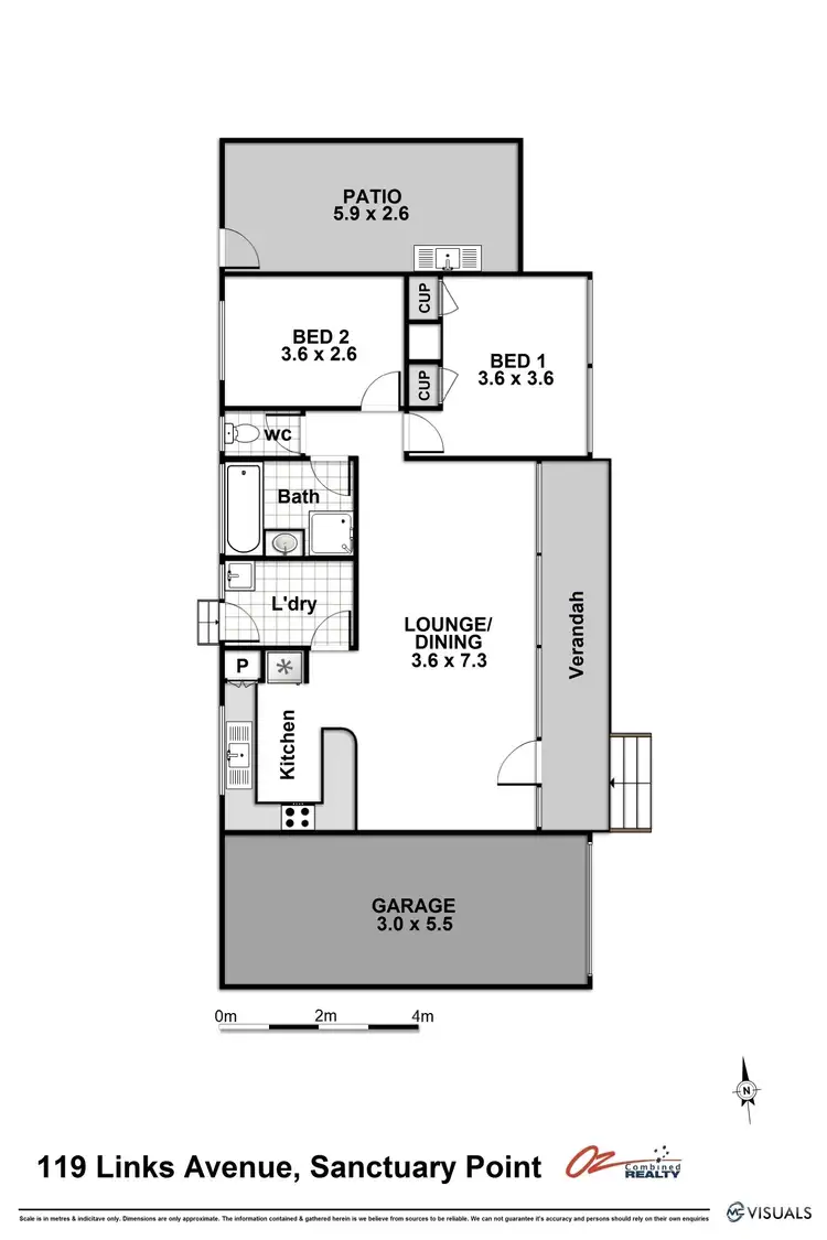 Floorplan of Homely house listing, 119 Links Avenue, Sanctuary Point NSW 2540
