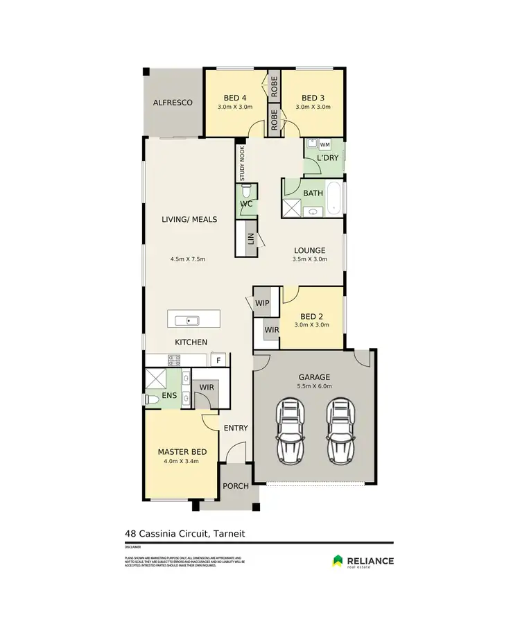 Floorplan of Homely house listing, 48 Cassinia Circuit, Tarneit VIC 3029