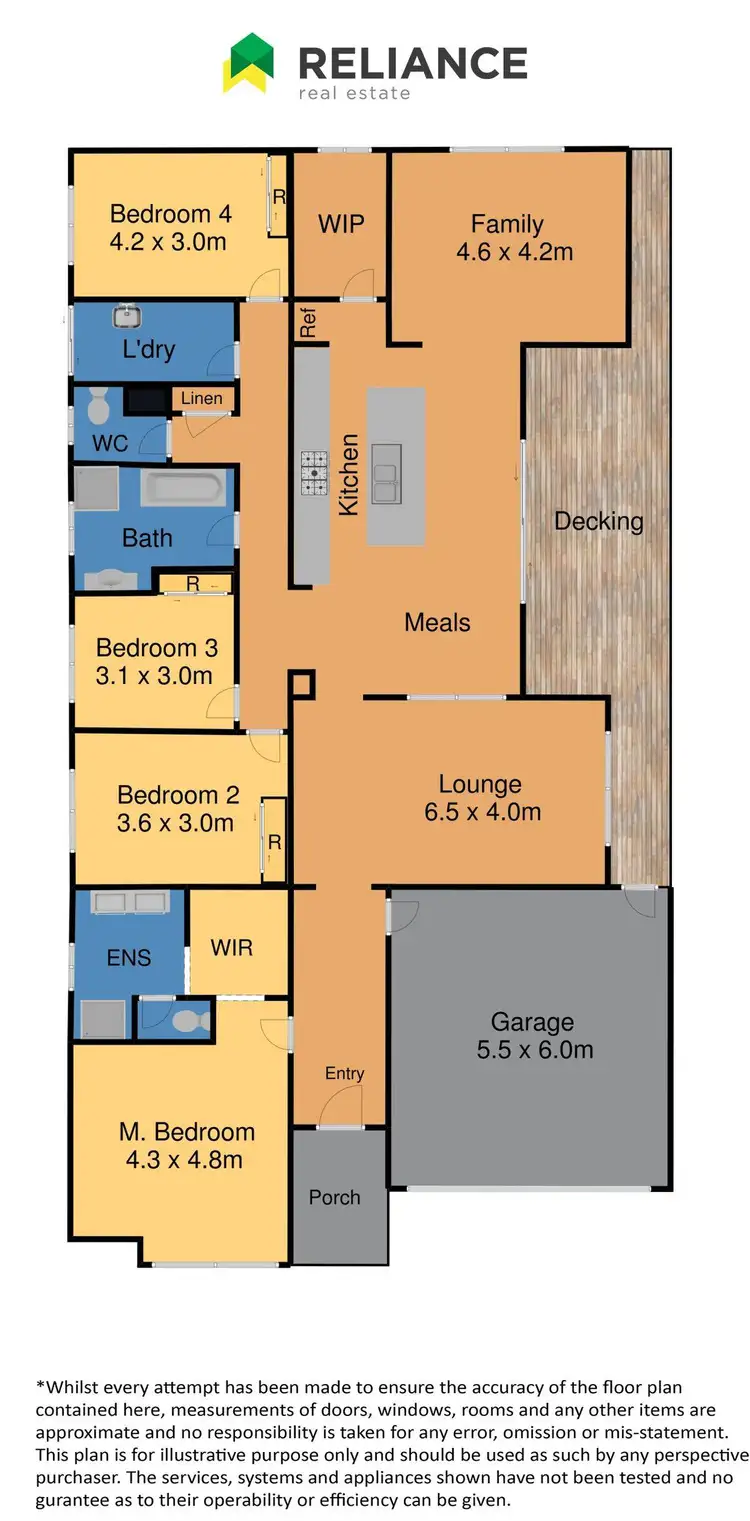 Floorplan of Homely house listing, 20 Coledale Drive, Weir Views VIC 3338
