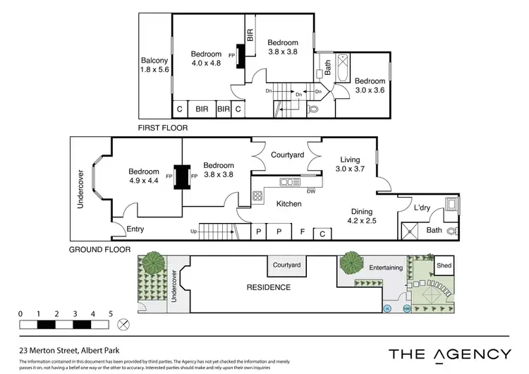Floorplan of Homely house listing, 23 Merton Street, Albert Park VIC 3206